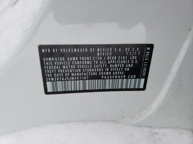 2018 VOLKSWAGEN JETTA S - 3VW2B7AJ9JM261187