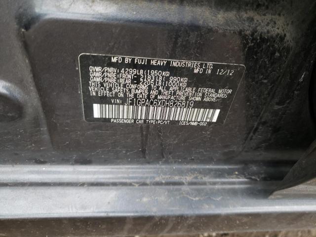 JF1GPAC6XDH826819 Subaru Impreza Premium