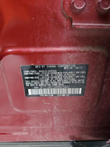 JF2SJAEC6HH803442 Subaru Forester 2.5i Premium