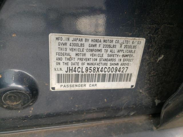 JH4CL958X4C009427 Acura TSX