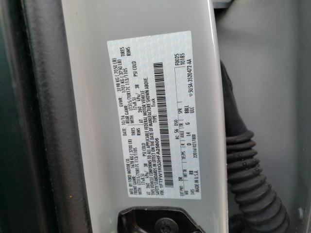 2017 FORD F150 RAPTO 1FTFW1RG3HFA25806