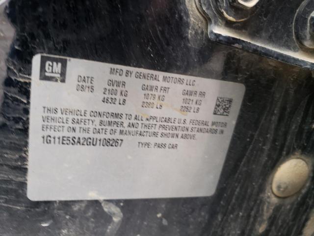 2016 CHEVROLET MALIBU LIM - 1G11E5SA2GU108267