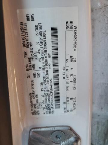 2015 FORD ESCAPE SE - 1FMCU0G7XFUA46923