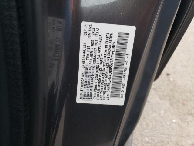 VIN 5FNRL5H44DB055738 2013 HONDA ODYSSEY no.13