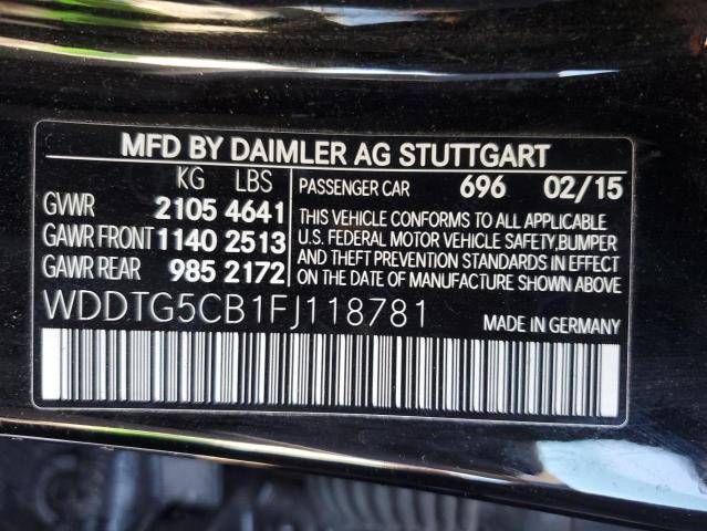 2015 MERCEDES-BENZ GLA 45 AMG - WDDTG5CB1FJ118781