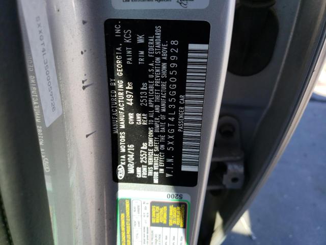 2016 KIA OPTIMA LX - 5XXGT4L35GG059928