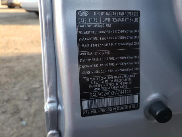 SALAG2V6XFA744144 Land Rover LR4