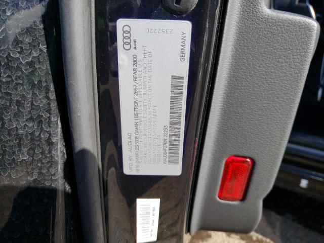 2019 AUDI A6 PREMIUM - WAUD8AF27KN122253
