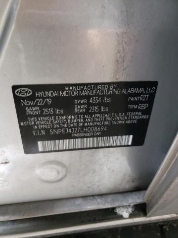 2020 HYUNDAI SONATA SEL - 5NPEJ4J27LH008694
