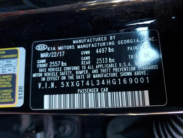 5XXGT4L34HG169001 KIA Optima Lx