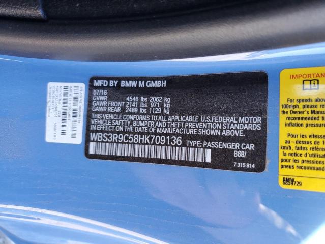 2017 BMW M4 - WBS3R9C58HK709136