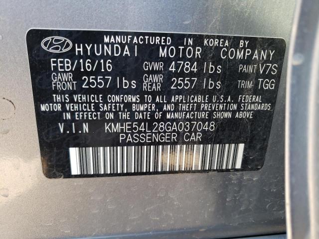 2016 HYUNDAI SONATA PLU - KMHE54L28GA037048