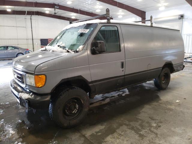 Salvage cars for sale from Copart Avon, MN: 2004 Ford Econoline E350 Super Duty Van
