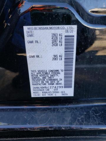 1N4BL4DV9LC274299 Nissan ALTIMA SV