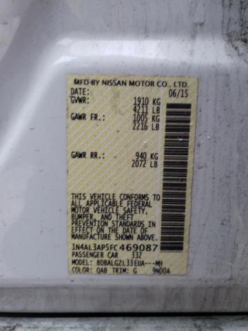 1N4AL3AP5FC469087 Nissan ALTIMA 2.5