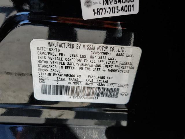2016 INFINITI Q50 PREMIU JN1EV7AP7GM300149