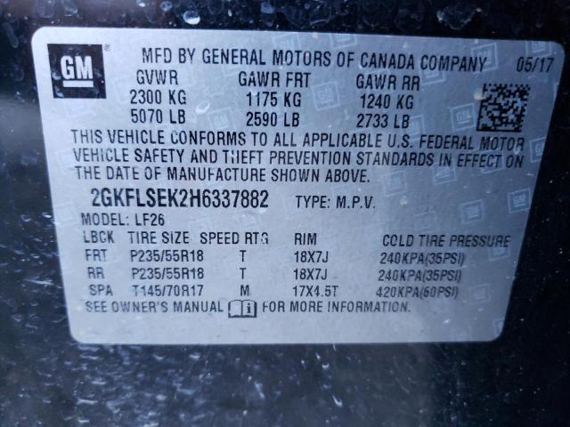 2GKFLSEK2H6337882 GMC Terrain Sle