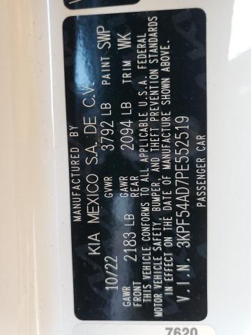 3KPF54AD7PE552519 KIA Forte Gt Line
