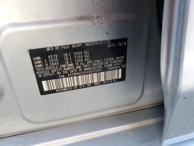 4S3BNAC66H3037595 Subaru Legacy 2.5i Premium