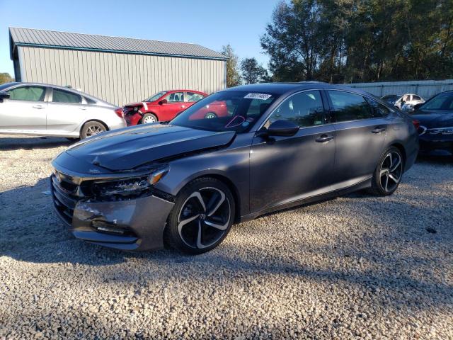Salvage cars for sale from Copart Midway, FL: 2018 Honda Accord Sport