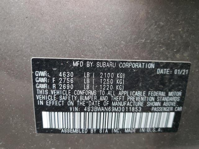 4S3BWAN69M3011853 Subaru Legacy Limited