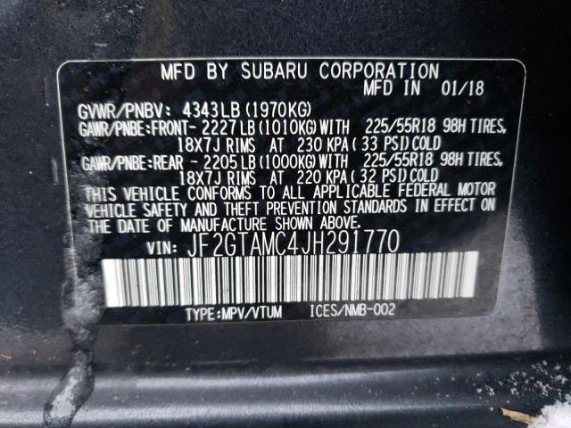 JF2GTAMC4JH291770 Subaru Crosstrek Limited