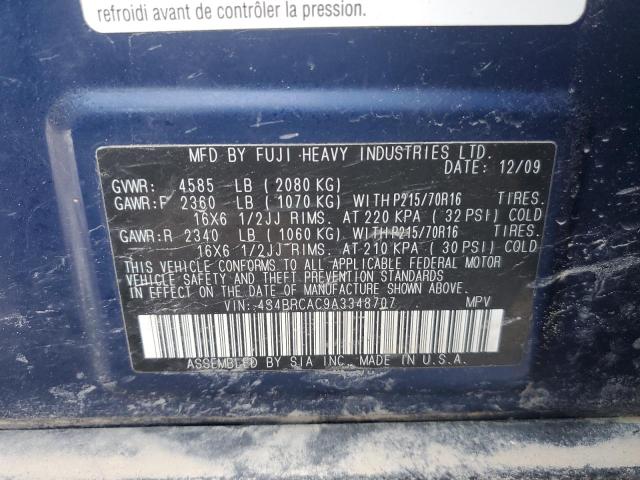 4S4BRCAC9A3348707 Subaru Outback 2.5i