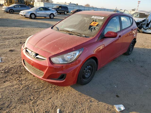 Salvage cars for sale from Copart Bakersfield, CA: 2012 Hyundai Accent GLS