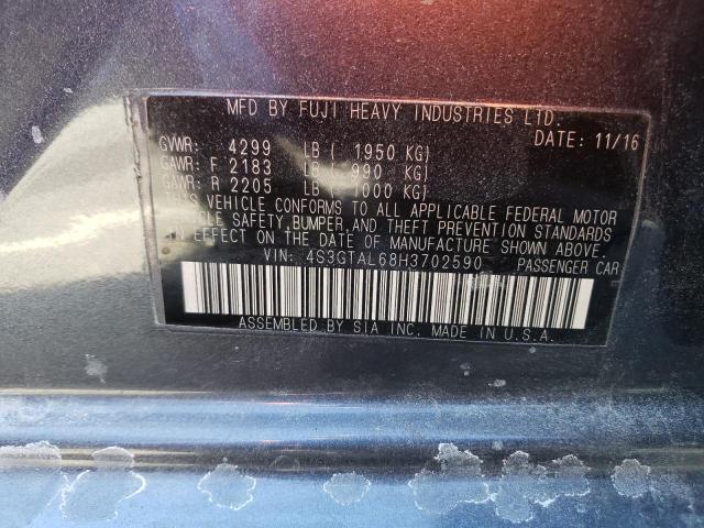 2017 SUBARU IMPREZA SP 4S3GTAL68H3702590