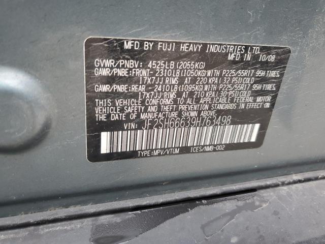 JF2SH66639H763498 Subaru Forester 2.5xt Limited