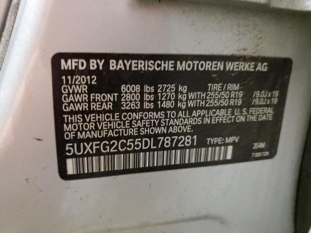 5UXFG2C55DL787281 BMW X6 Xdrive35i