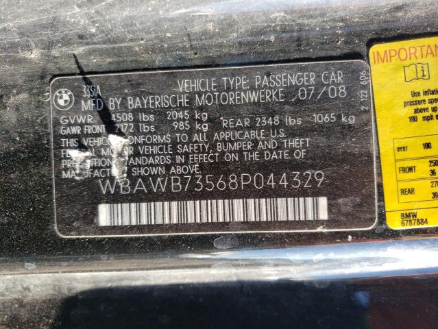 WBAWB73568P044329 BMW 335 I
