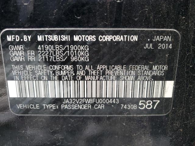 2015 MITSUBISHI LANCER SE JA32V2FW8FU000443