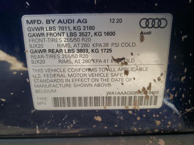 2021 AUDI E-TRON PRE - WA1AAAGE9MB018459