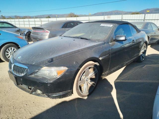 Salvage cars for sale from Copart San Martin, CA: 2006 BMW 650 I