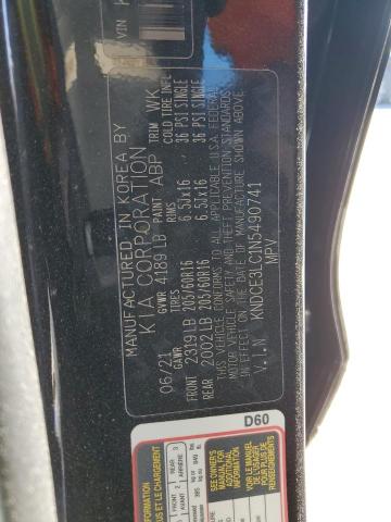 KNDCE3LC1N5490741 KIA Niro Ex Premium