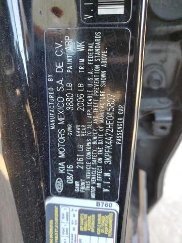 3KPFK4A72HE045807 KIA FORTE LX