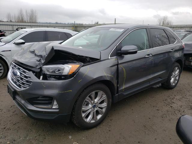Salvage cars for sale from Copart Arlington, WA: 2022 Ford Edge Titanium