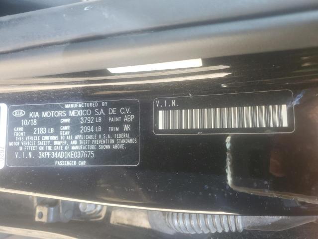 2019 KIA FORTE GT L - 3KPF34AD1KE037675