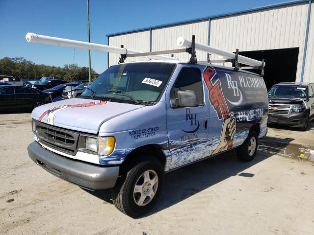 Salvage cars for sale from Copart Apopka, FL: 2001 Ford Econoline E250 Van