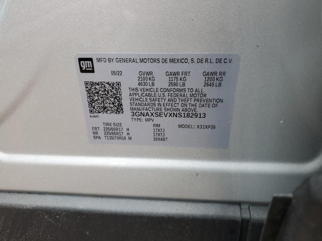 2022 CHEVROLET EQUINOX LS - 3GNAXSEVXNS182913