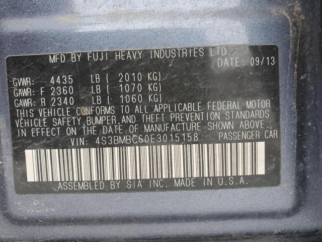 4S3BMBC60E3015158 Subaru Legacy 2.5i Premium