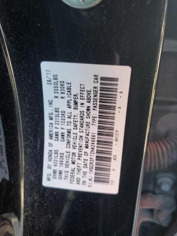 2017 HONDA ACCORD EX - 1HGCR2F72HA248681