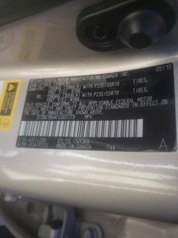 2015 LEXUS RX 450H 2T2BC1BA4FC007779