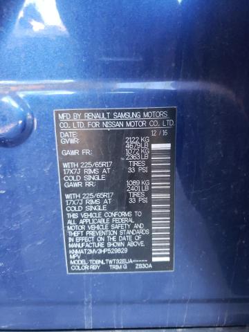 KNMAT2MV3HP529829 Nissan ROGUE S