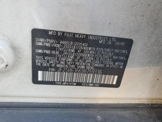 JF2SH63669H759336 Subaru Forester 2.5x Premium