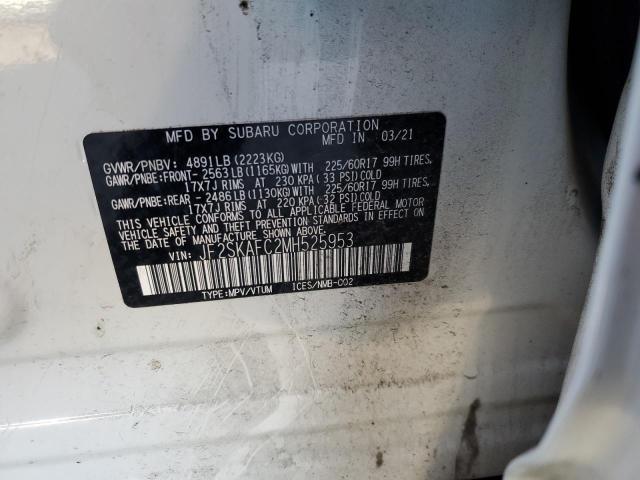 2021 SUBARU FORESTER P - JF2SKAFC2MH525953