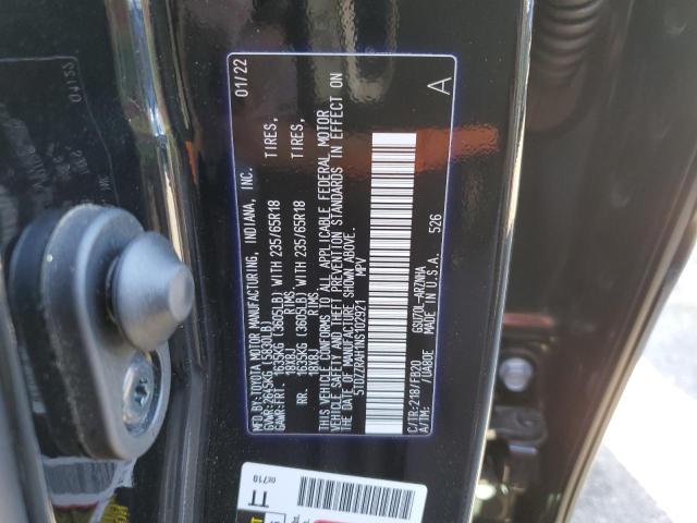 2022 TOYOTA HIGHLANDER - 5TDZZRAH1NS102921