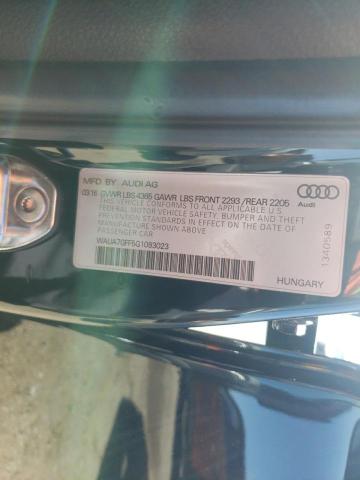 2016 AUDI A3 PREMIUM - WAUA7GFF5G1093023