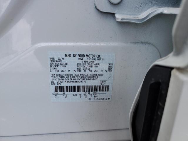 2022 FORD EDGE ST - 2FMPK4AP4NBA25772